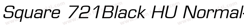 Square 721Black HU Normal字体转换